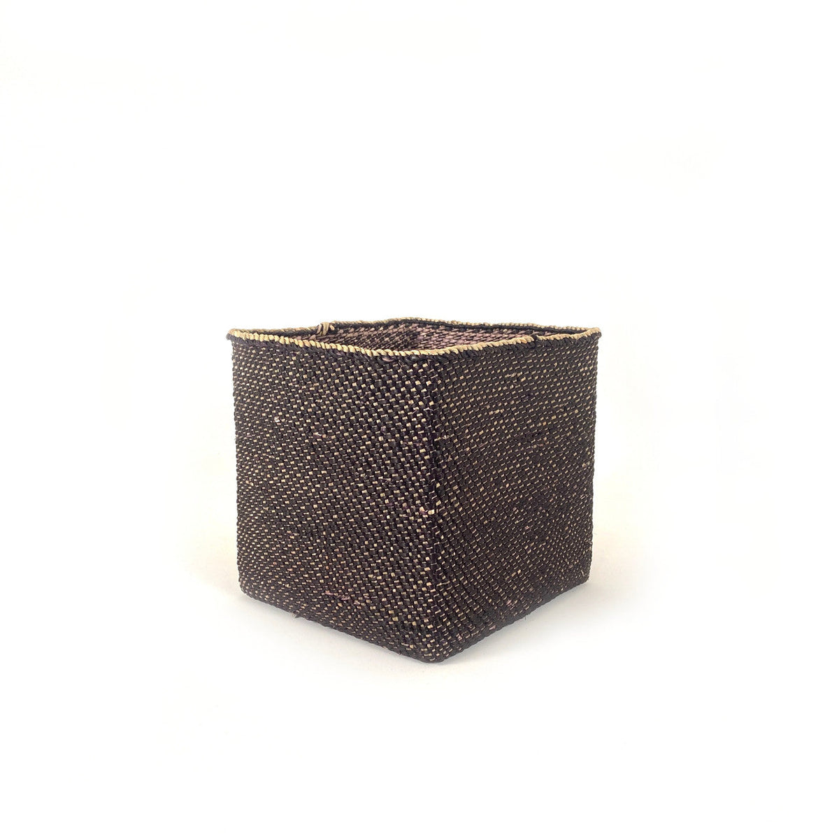 Square Light Black Iringa Basket, photo 2 of 5