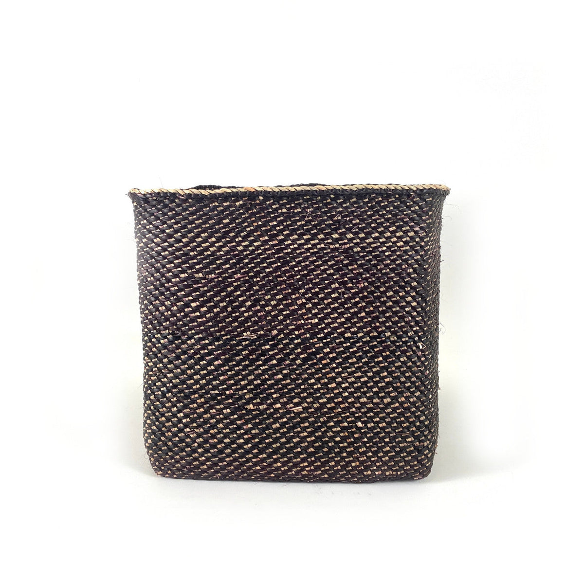 Square Light Black Iringa Basket, photo 3 of 5