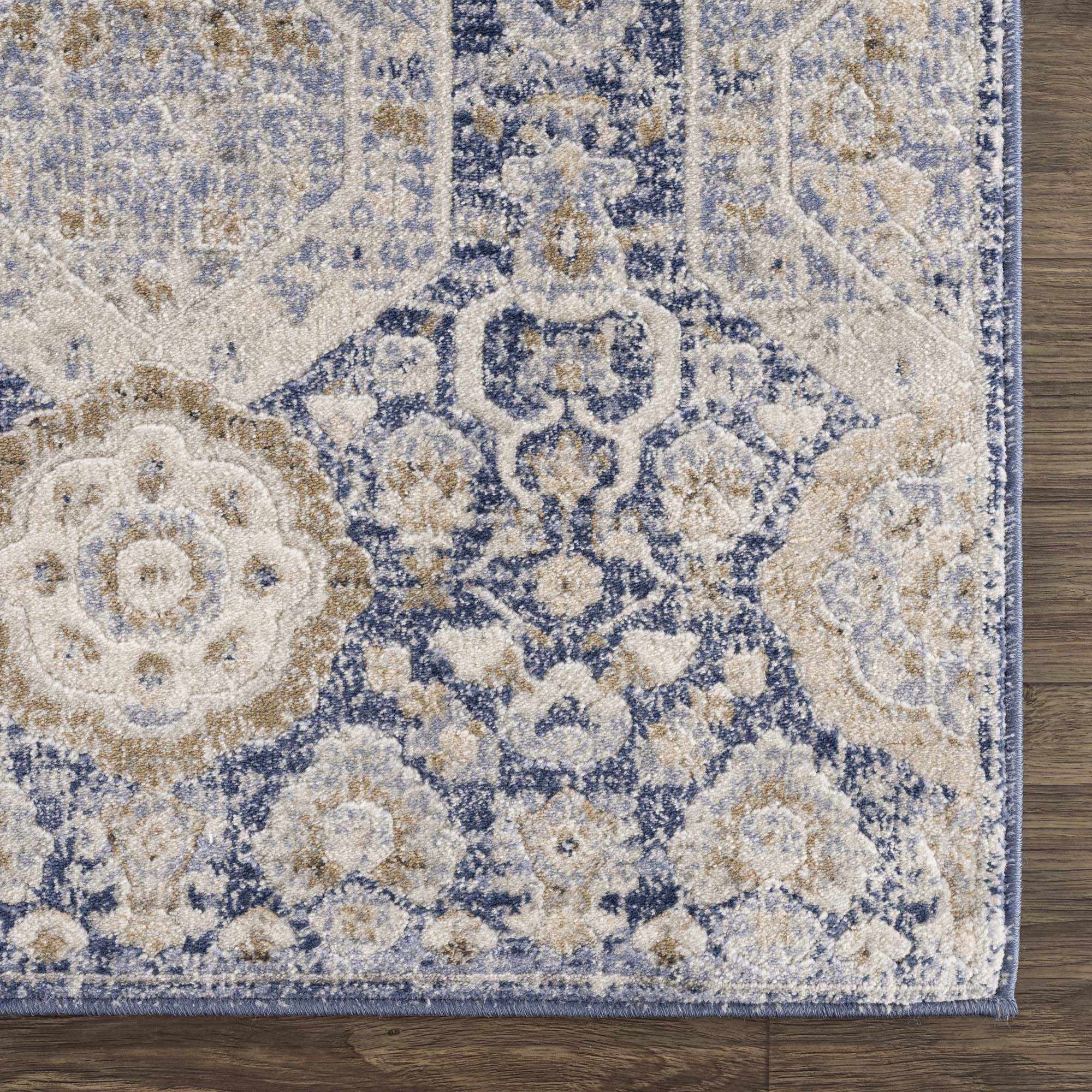 Parkerfield Blue Area Rug - Clearance by Boutique Rugs