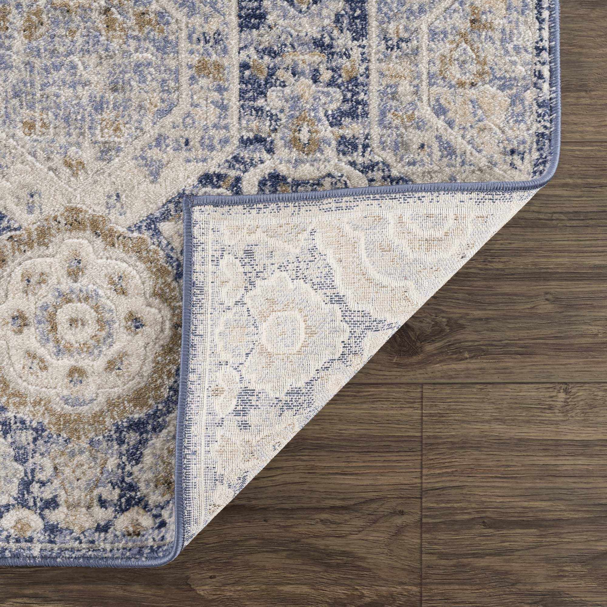 Parkerfield Blue Area Rug - Clearance by Boutique Rugs