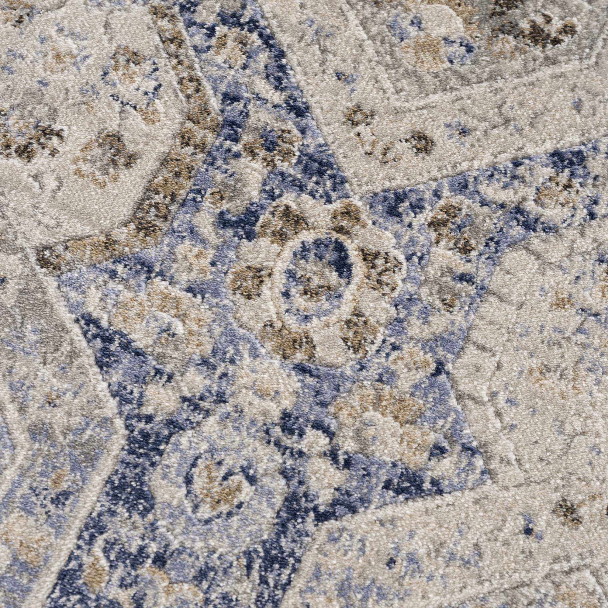 Parkerfield Blue Area Rug - Clearance by Boutique Rugs