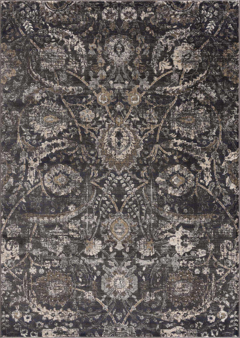 Georgiana Charcoal Area Rug by Boutique Rugs