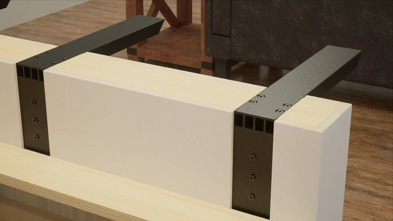 Industrial 1 inch L Bracket Countertop Support® by The Original Granite Bracket