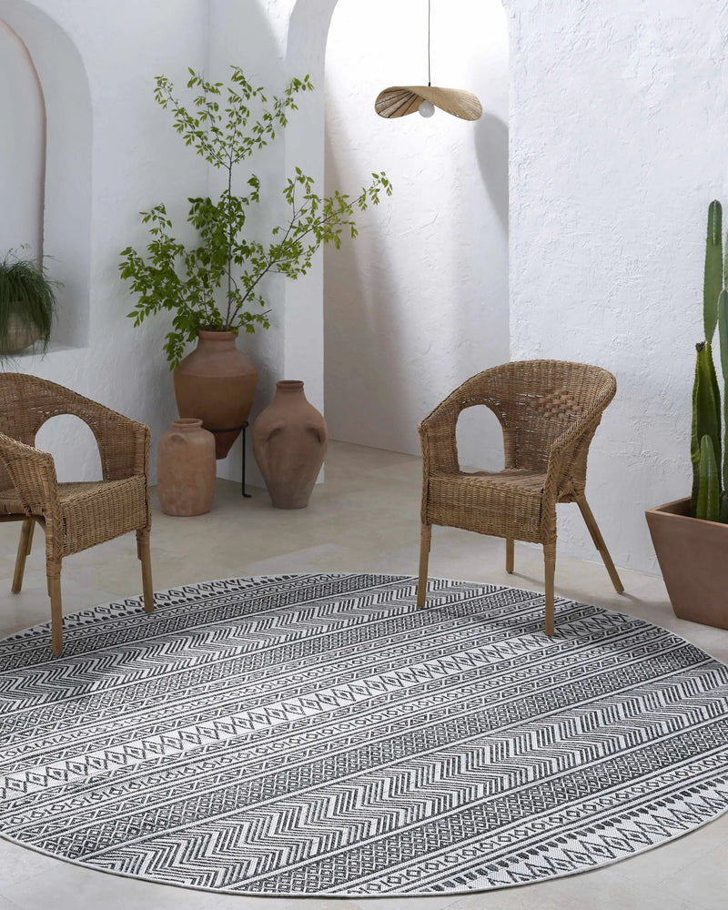 Imboden Black&White Outdoor Rug by Boutique Rugs