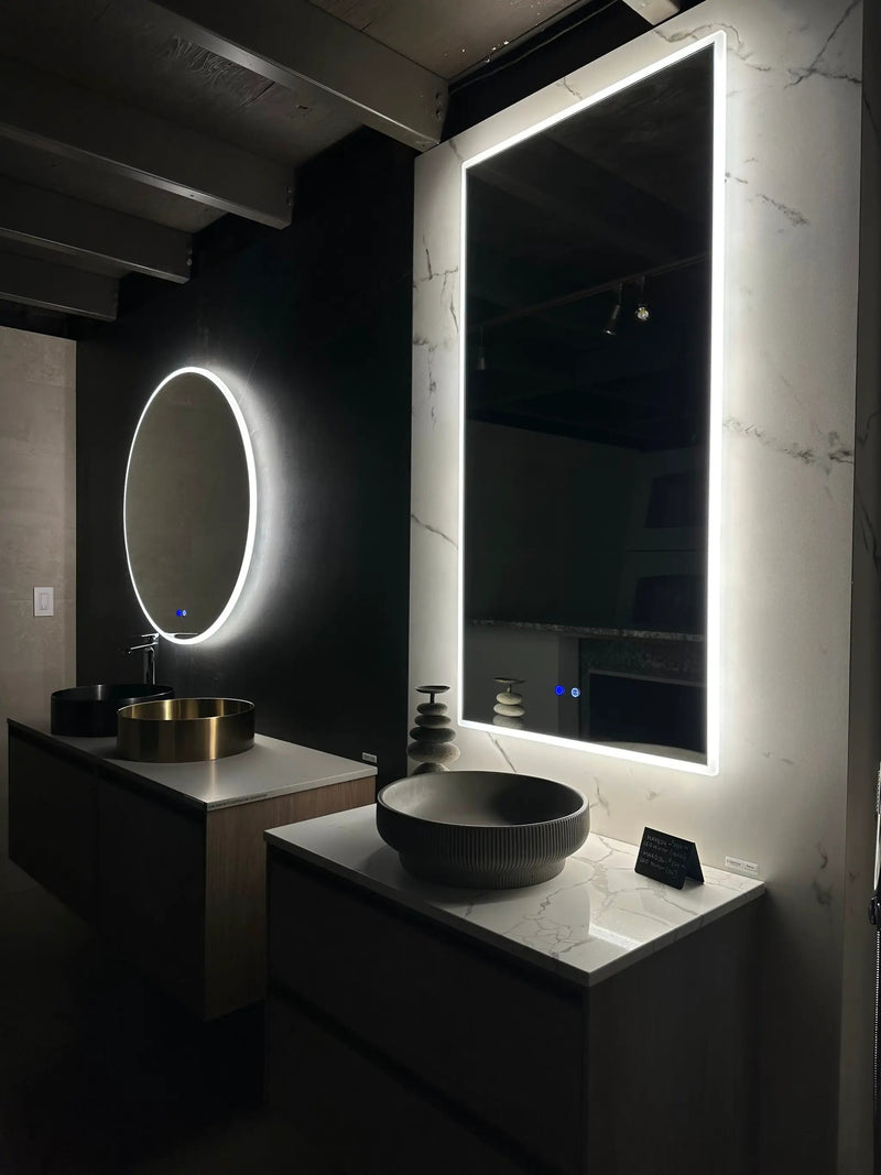 Zeek 48"x24" Backlit LED Rectangular Bathroom Wall Mirror For MA4824 by ZEEK
