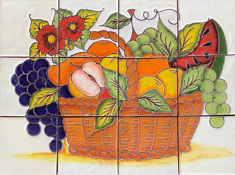 Fruit Basket II Mural by Place Of Clay