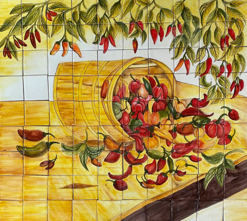Chiles Mural by Place Of Clay