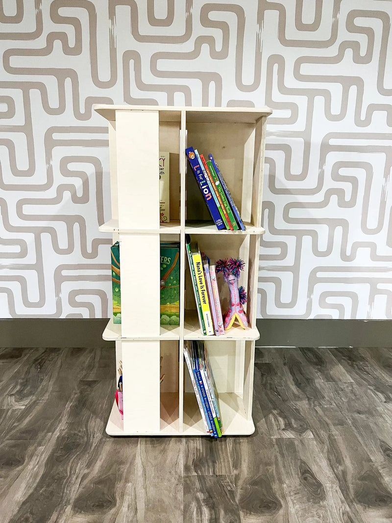 LAZY SUZAN- Rotating Bookshelf by Bush Acres