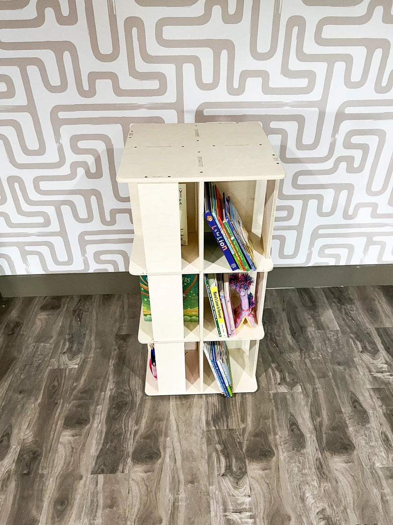 LAZY SUZAN- Rotating Bookshelf by Bush Acres