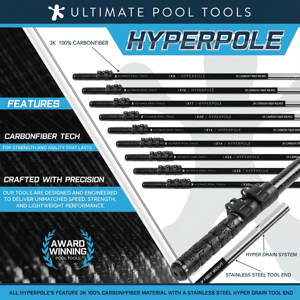 HyperPole / Carbon Only Swimming Pool pole, photo 17 of 17