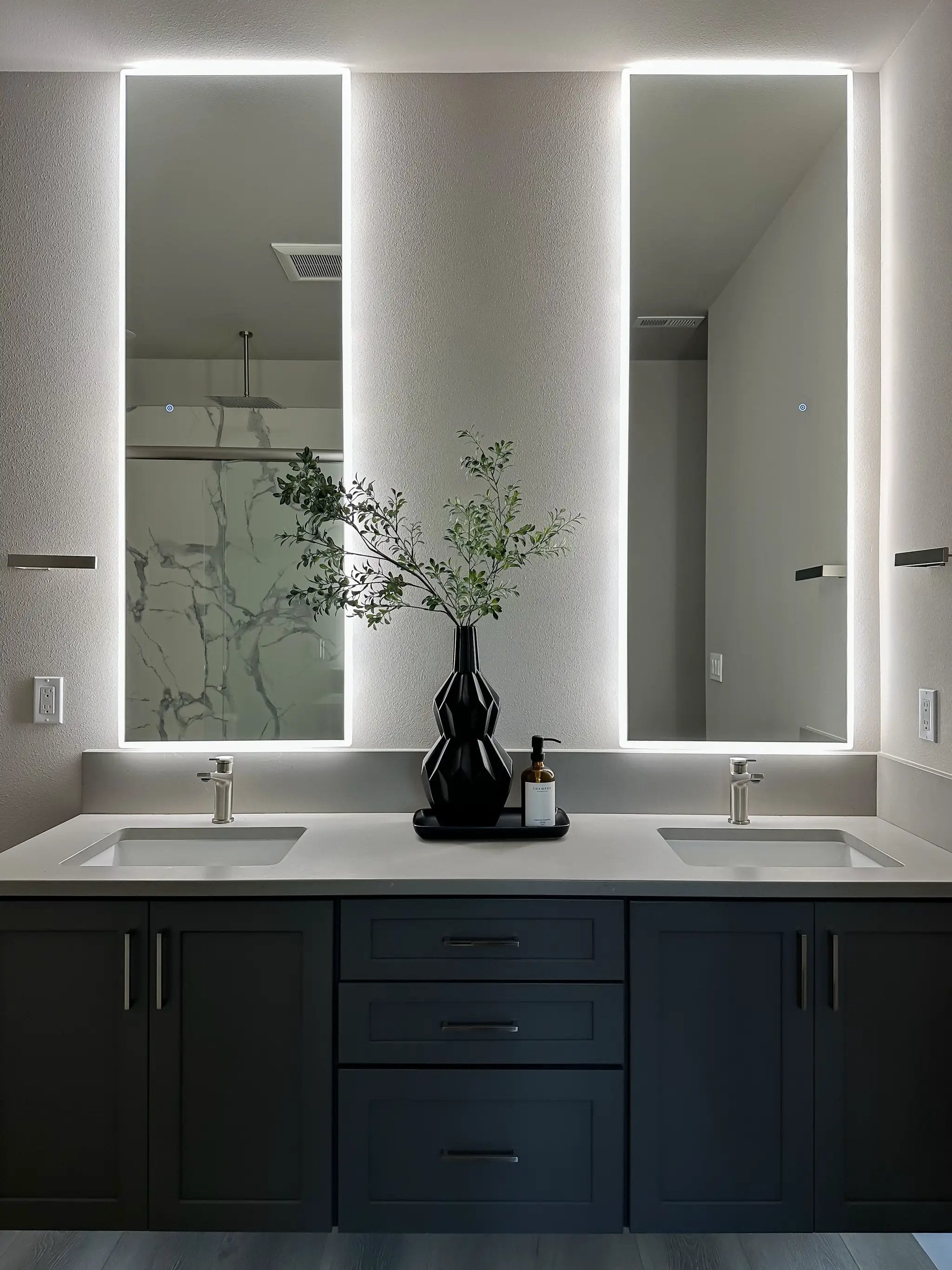 Zeek 65x22 LED Lighted Full Length Wall Mirror For Bedroom MA2265 by ZEEK