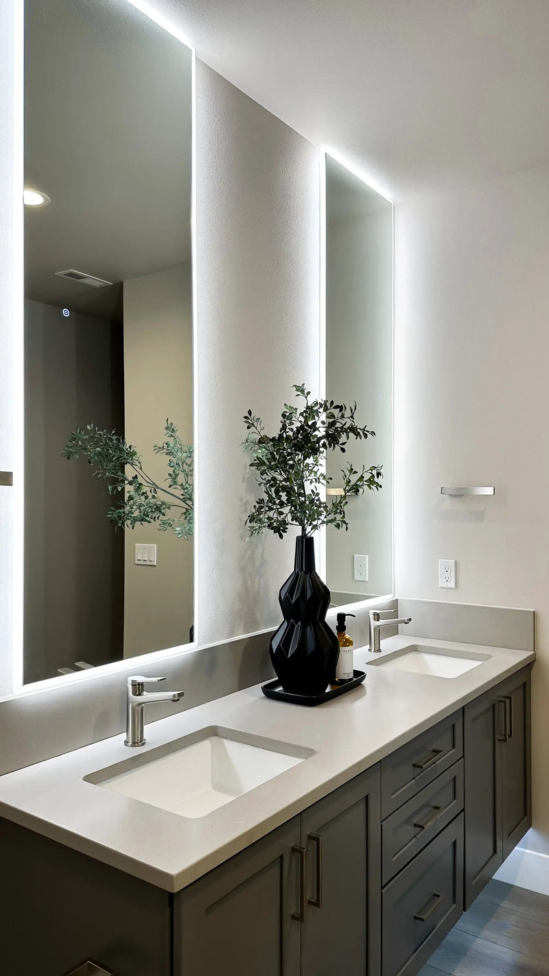 Zeek 65x22 LED Lighted Full Length Wall Mirror For Bedroom MA2265 by ZEEK