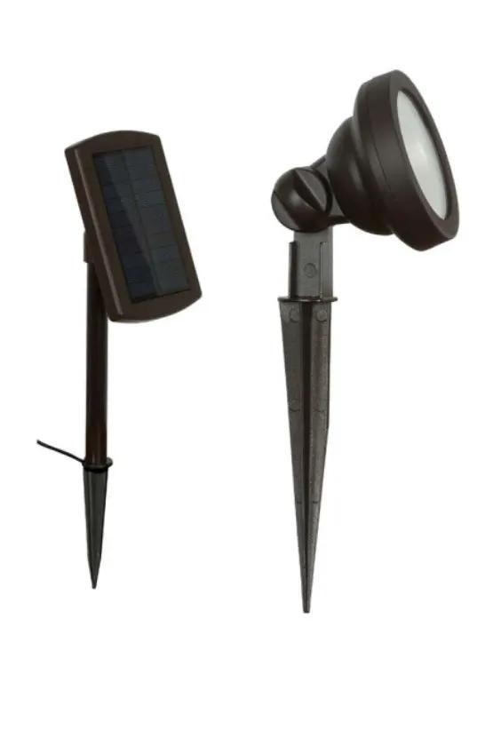 Berkley Jensen 50-Lumen Solar Spotlights Set Of 2 by Outdoor Solar Outlet