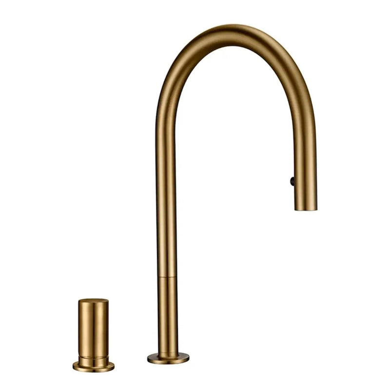 KF-33BZ Bronze Pull-Down Kitchen Faucet by ZEEK