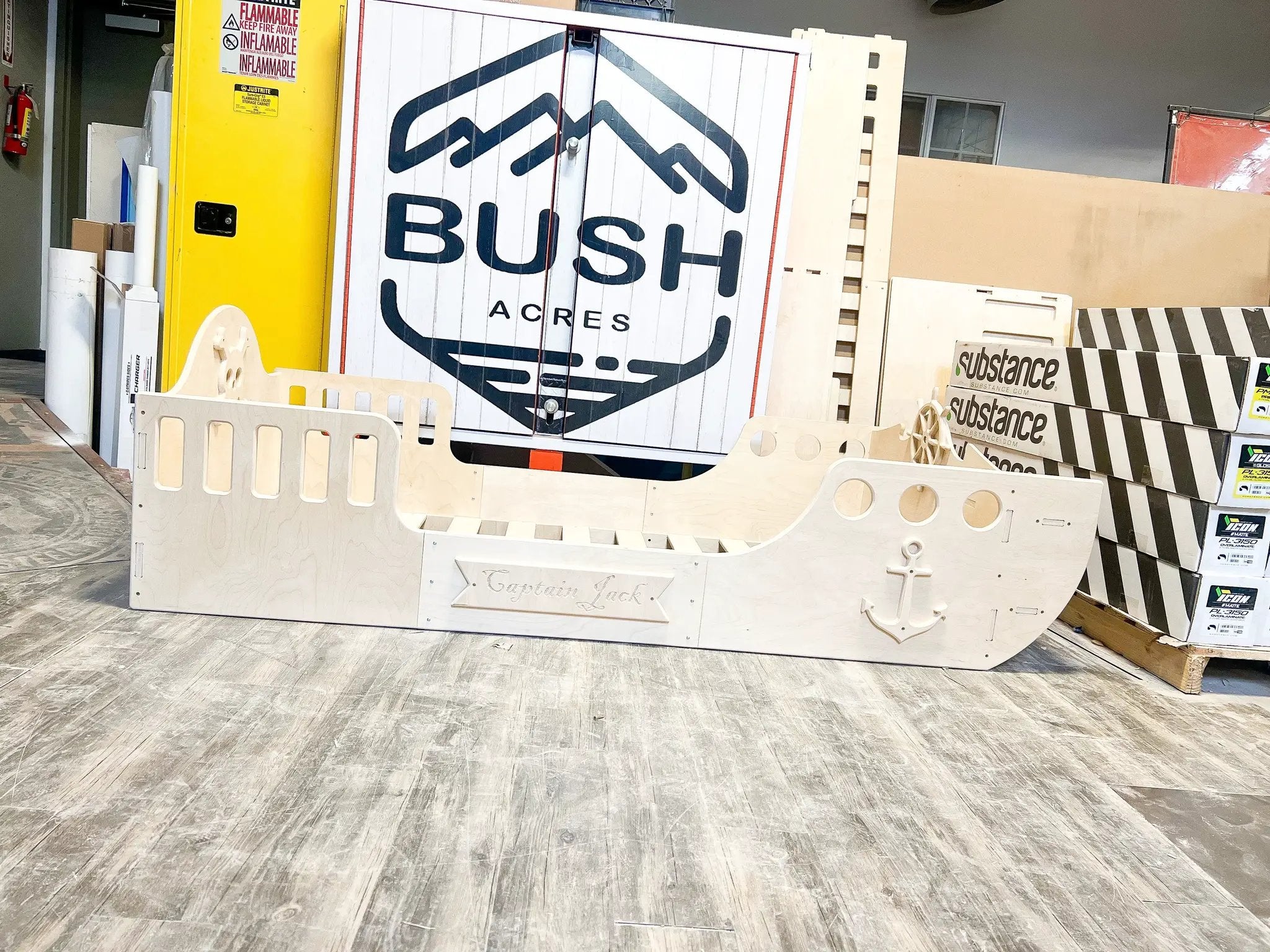 CAPTAIN JACK- Pirate Ship Bed by Bush Acres