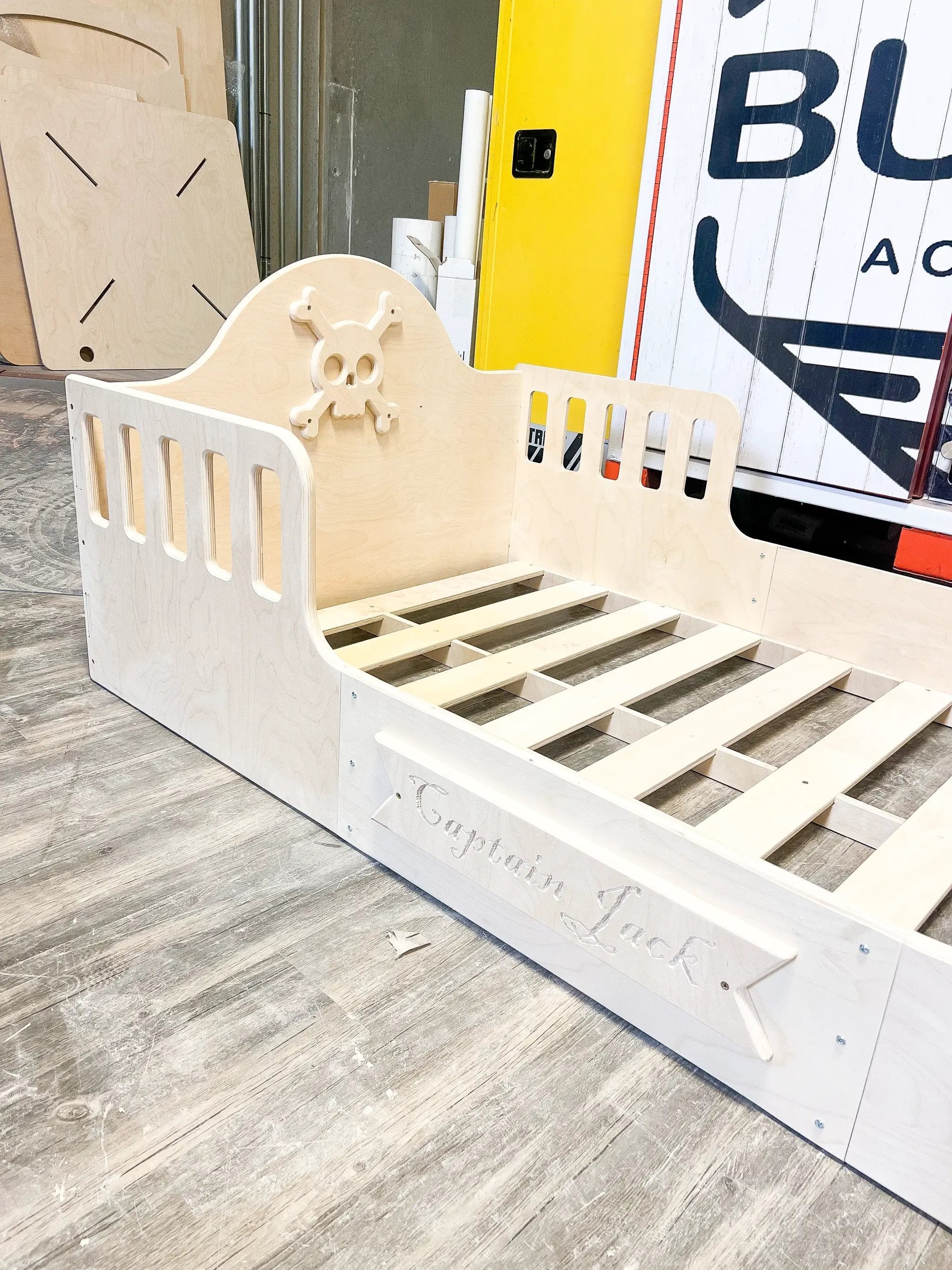 CAPTAIN JACK- Pirate Ship Bed by Bush Acres