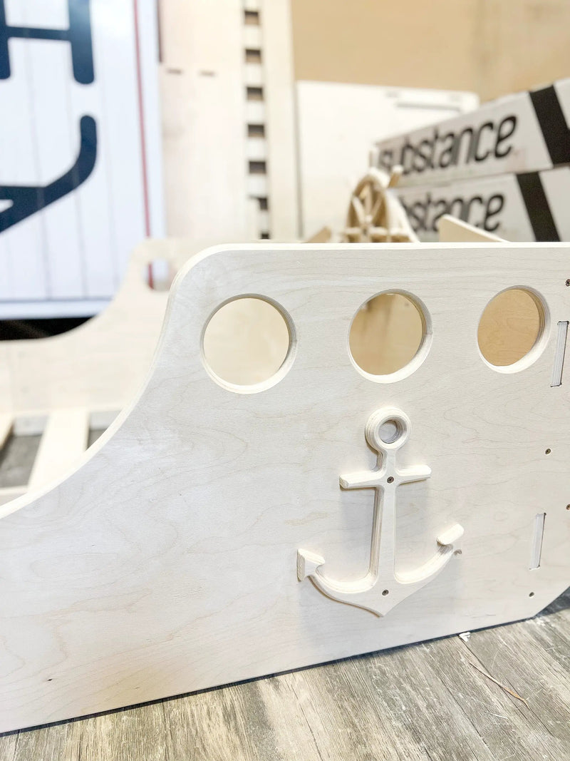 CAPTAIN JACK- Pirate Ship Bed by Bush Acres