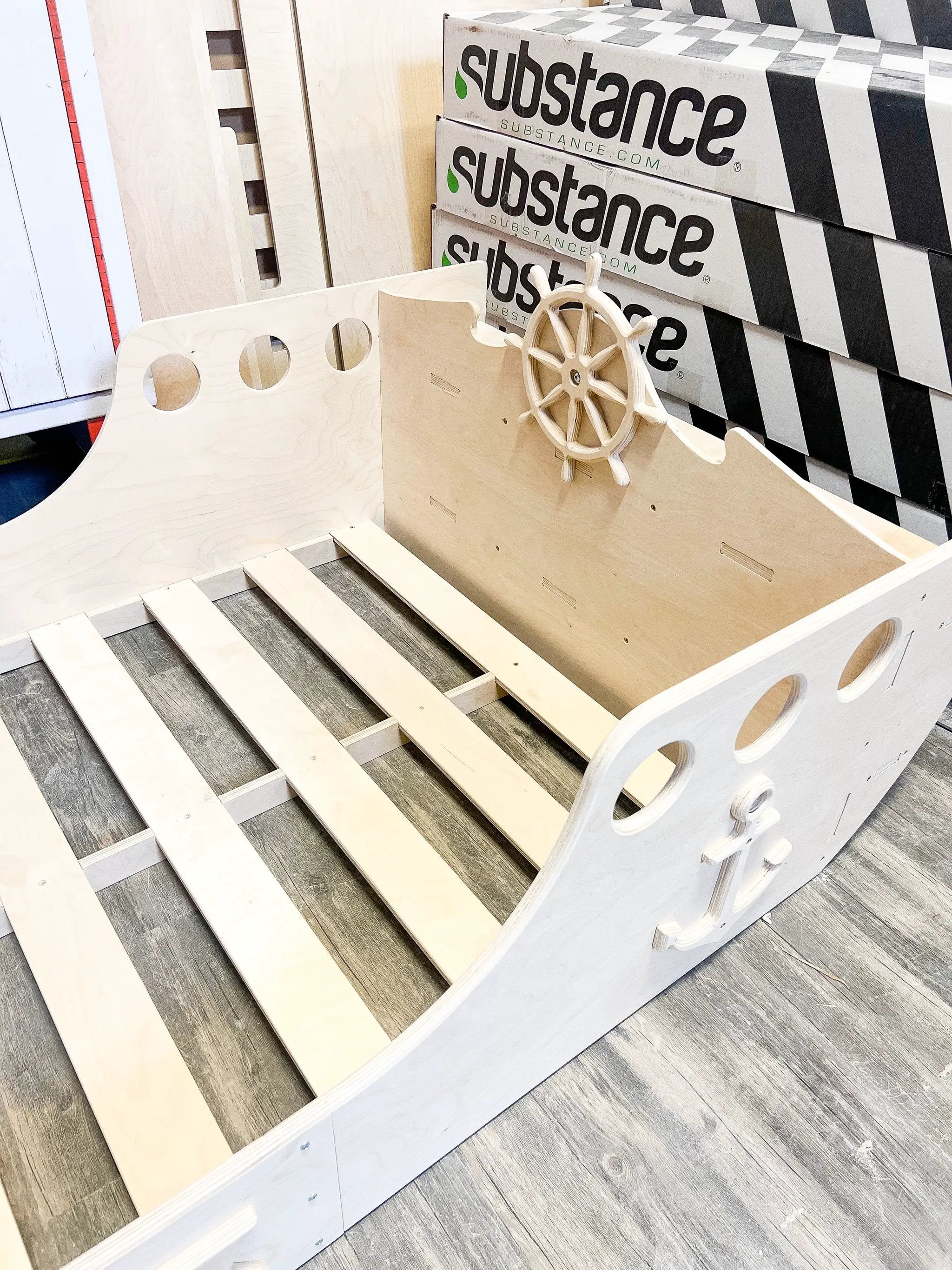 CAPTAIN JACK- Pirate Ship Bed by Bush Acres