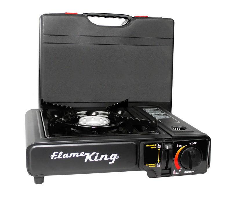 Flame King Portable Butane & Propane Gas Stove with Single Burner by Flame King Products