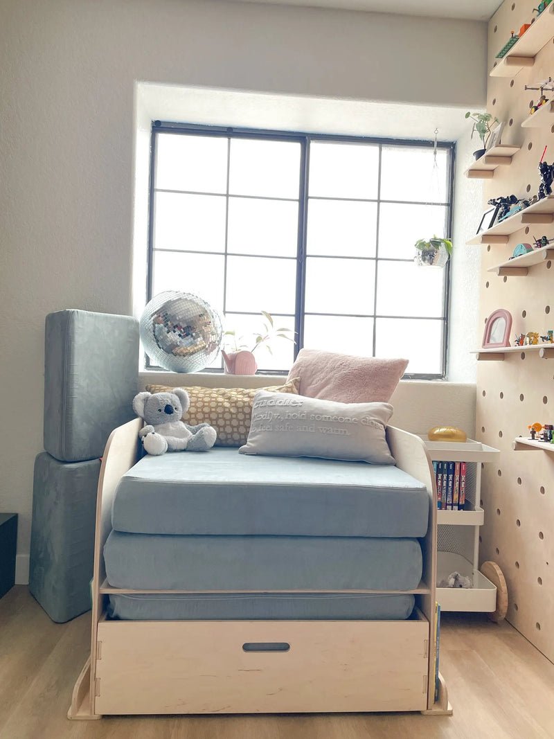 NICOLE- Play Cushion Daybed with Storage by Bush Acres