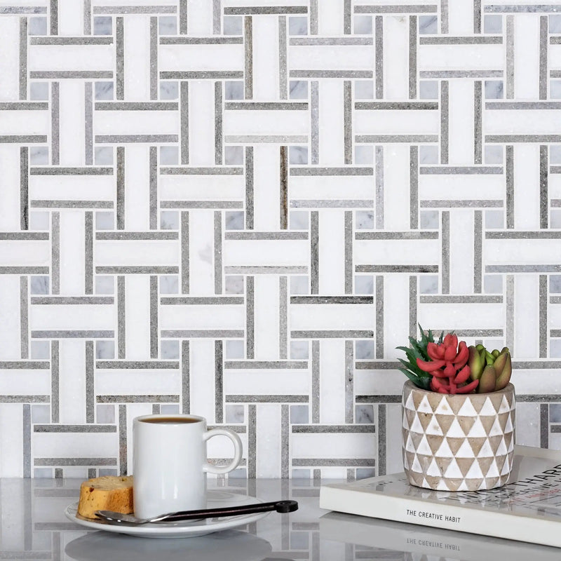 5-Pack Gray 10-in x 10-in Polished Natural Stone Floor and Wall Tile by Apollo Tile