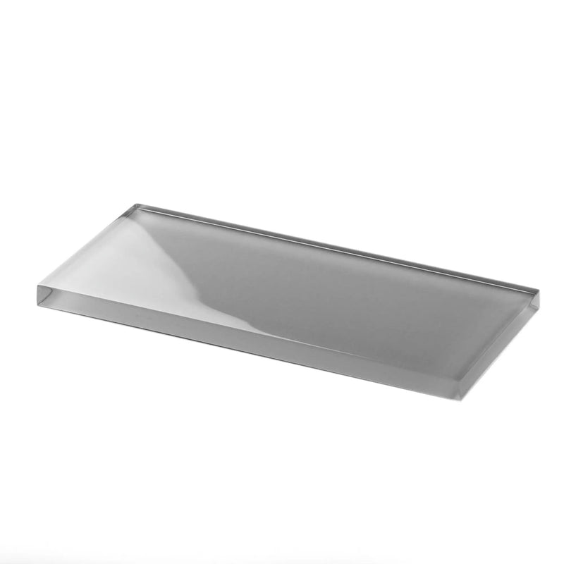 Gray 3x6 Glossy Subway Glass Tile (40 pack, 5 sq ft/case) by Apollo Tile