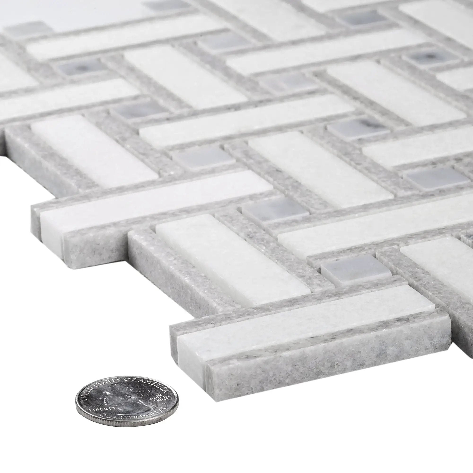 5-Pack Gray 10-in x 10-in Polished Natural Stone Floor and Wall Tile by Apollo Tile