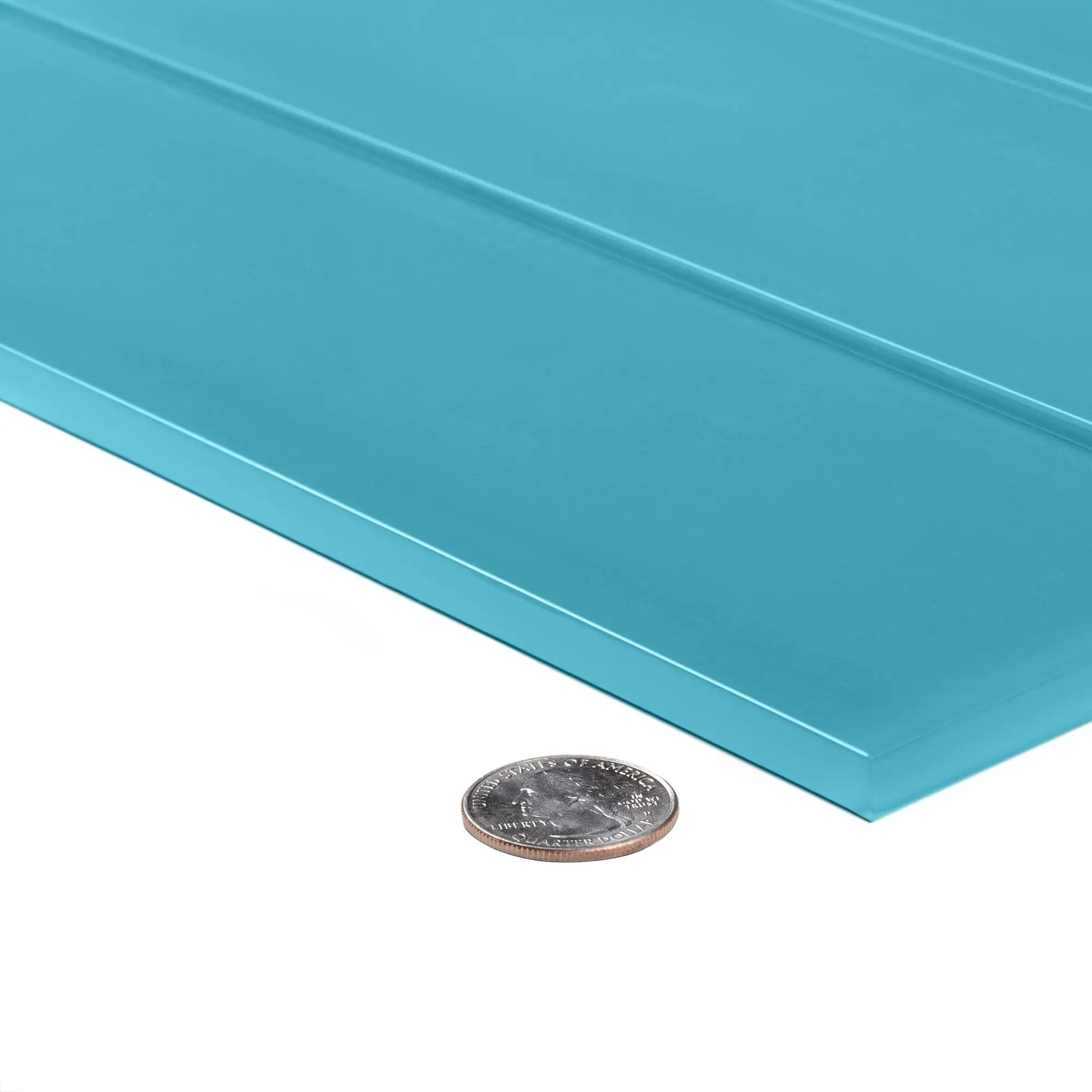 Sky Blue 3x12 Glossy Subway Glass Tile (20 pack, 5 sq ft/case) by Apollo Tile