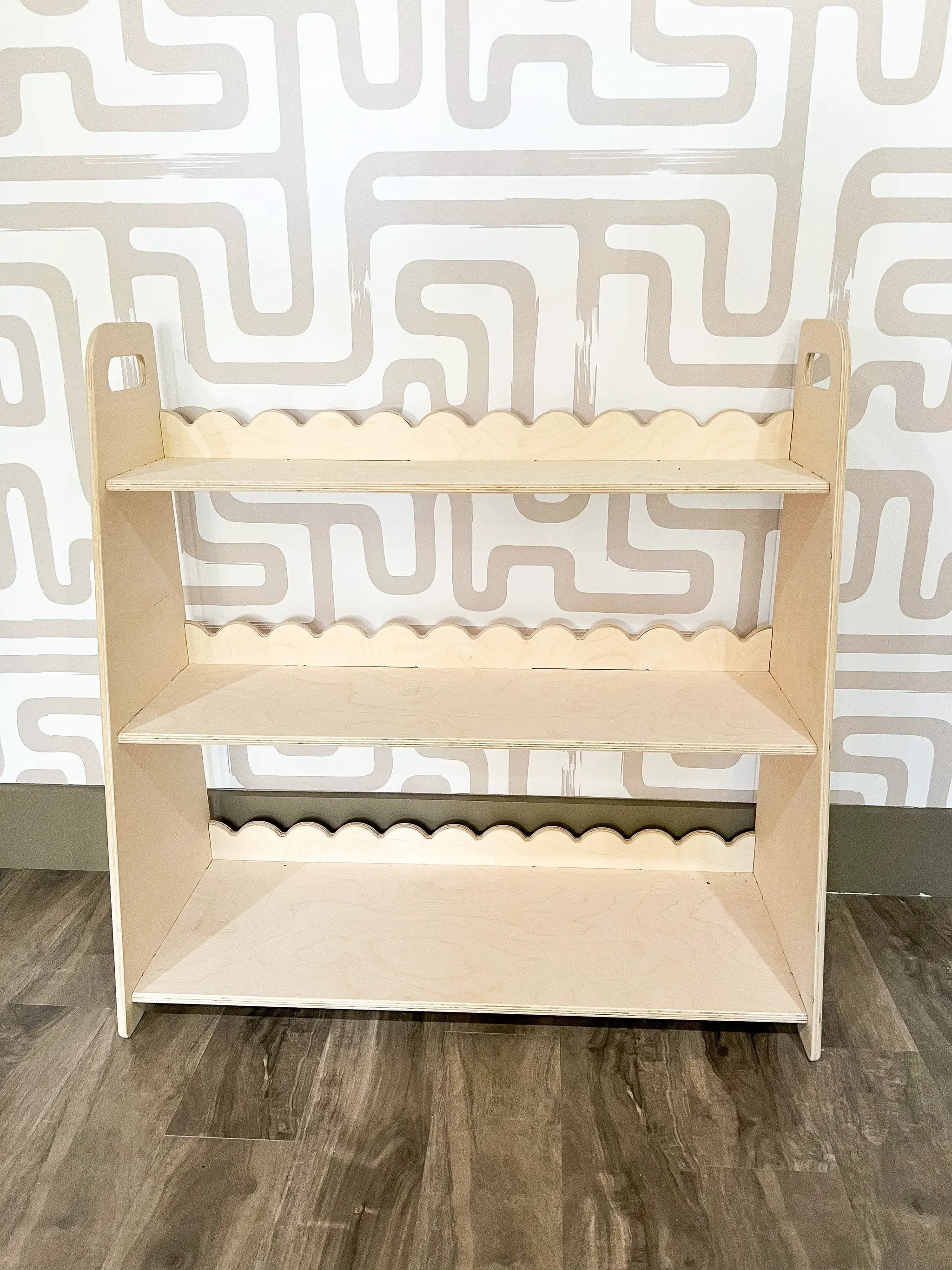 RAY- Scalloped Toy Shelf by Bush Acres