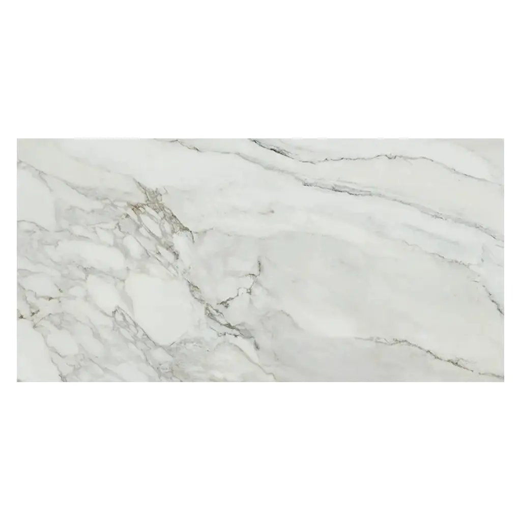 White with Gray Vein 24x48 Matte Porcelain Large Format Tile (2 pack, 15.42 sq ft/case) by Apollo Tile