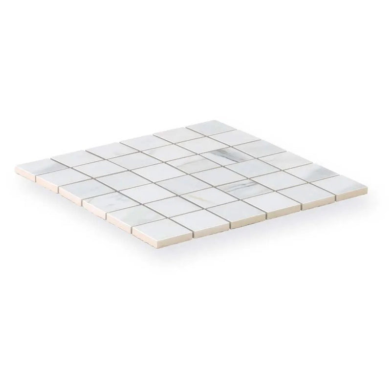 White 12x12 Matte Uniform Square Porcelain Mosaic Tile (11 pack, 10.76 sq ft/case) by Apollo Tile