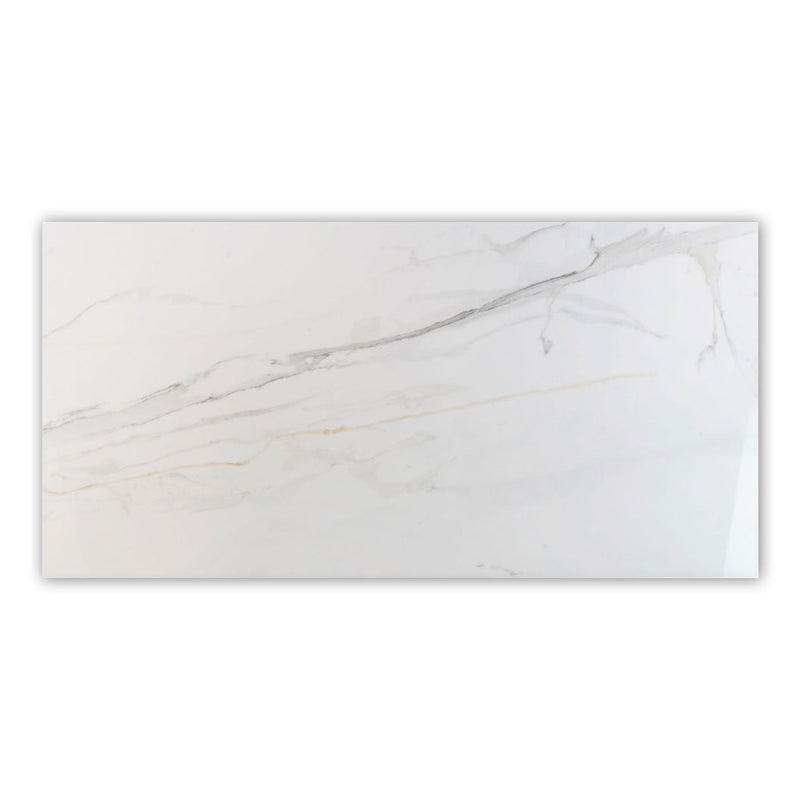 Pearl White 24x48 Polished Field Porcelain Tile (2 pack, 15.48 sq ft/case), photo 3 of 5