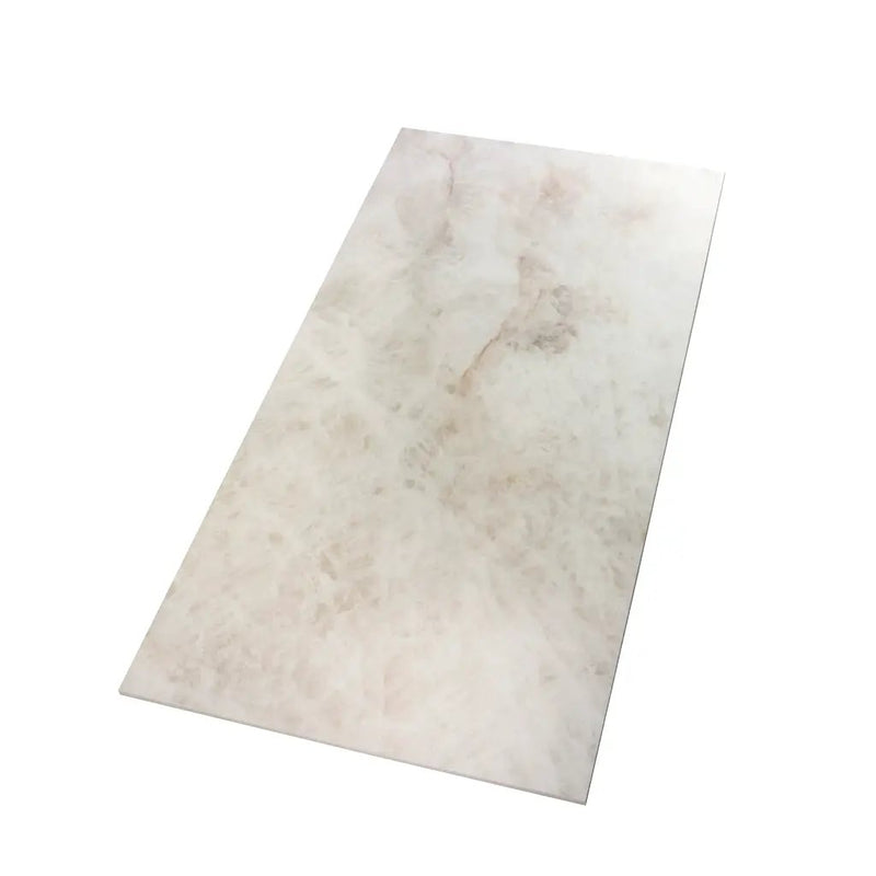 Light Cream Beige 24x48 Lappato Porcelain Large Format Tile (2 pack, 15.5 sq ft/case) by Apollo Tile
