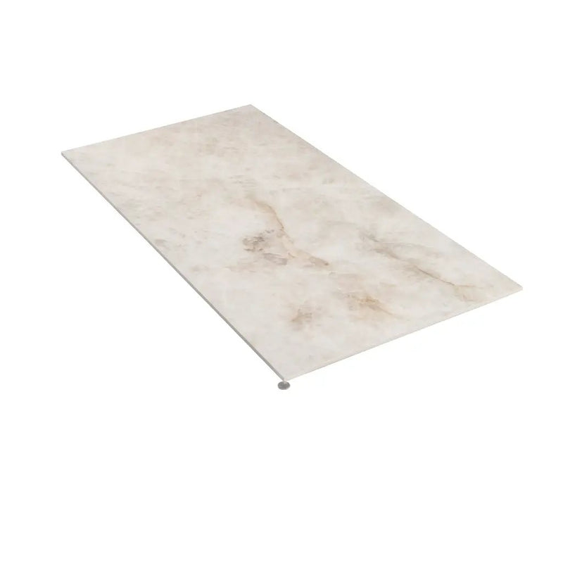 Light Cream Beige 24x48 Lappato Porcelain Large Format Tile (2 pack, 15.5 sq ft/case) by Apollo Tile