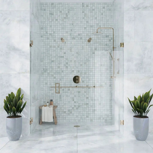 Frosted Sky Blue 24x48 Lappato Porcelain Large Format Tile (2 pack, 15.5 sq ft/case)