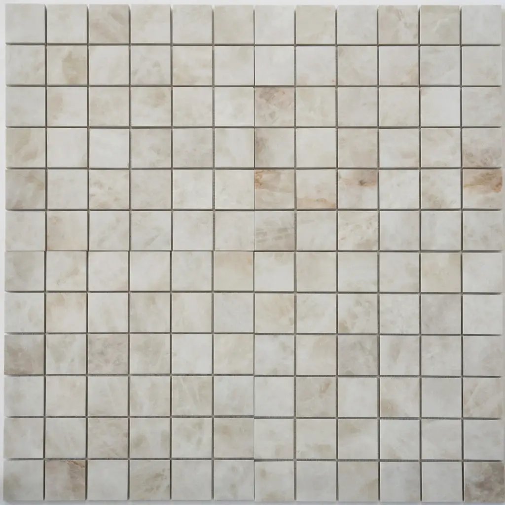 Soft Alabaster White 12x12 Lappato Square Porcelain Mosaic Tile (5 pack, 4.84 sq ft/case) by Apollo Tile
