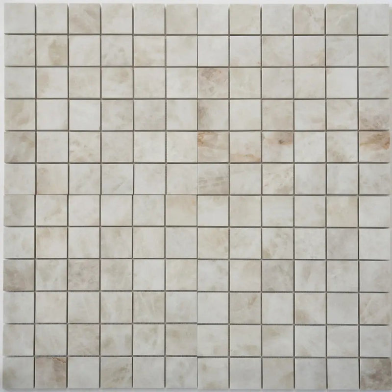 Soft Alabaster White 12x12 Lappato Square Porcelain Mosaic Tile (5 pack, 4.84 sq ft/case) by Apollo Tile