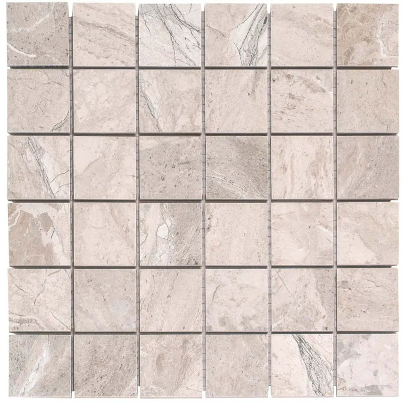 Beige 12x12 Matte Uniform Square Porcelain Mosaic Tile (6 pack, 5.81 sq ft/case) by Apollo Tile