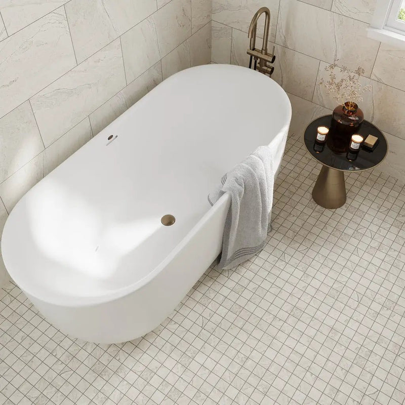Stone Beige 12x24 Matte Porcelain Large Format Tile (6 pack, 11.62 sq ft/case) by Apollo Tile