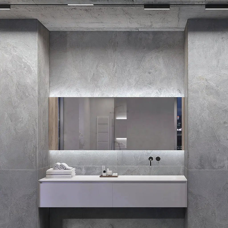 Gray 24x48 Matte Porcelain Large Format Tile (2 pack, 15.55 sq ft/case) by Apollo Tile