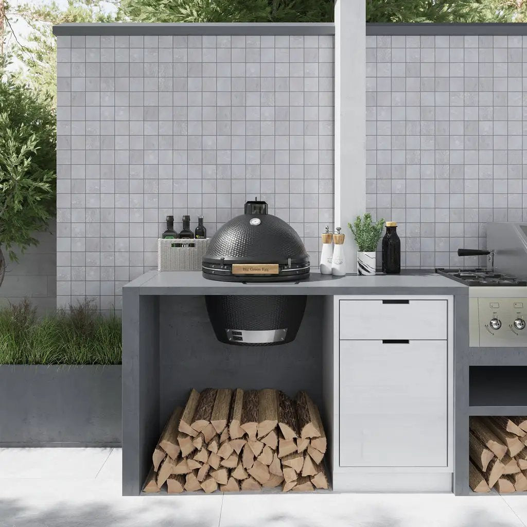 Gray 12x12 Matte Uniform Square Porcelain Mosaic Tile (11 pack, 10.65 sq ft/case) by Apollo Tile