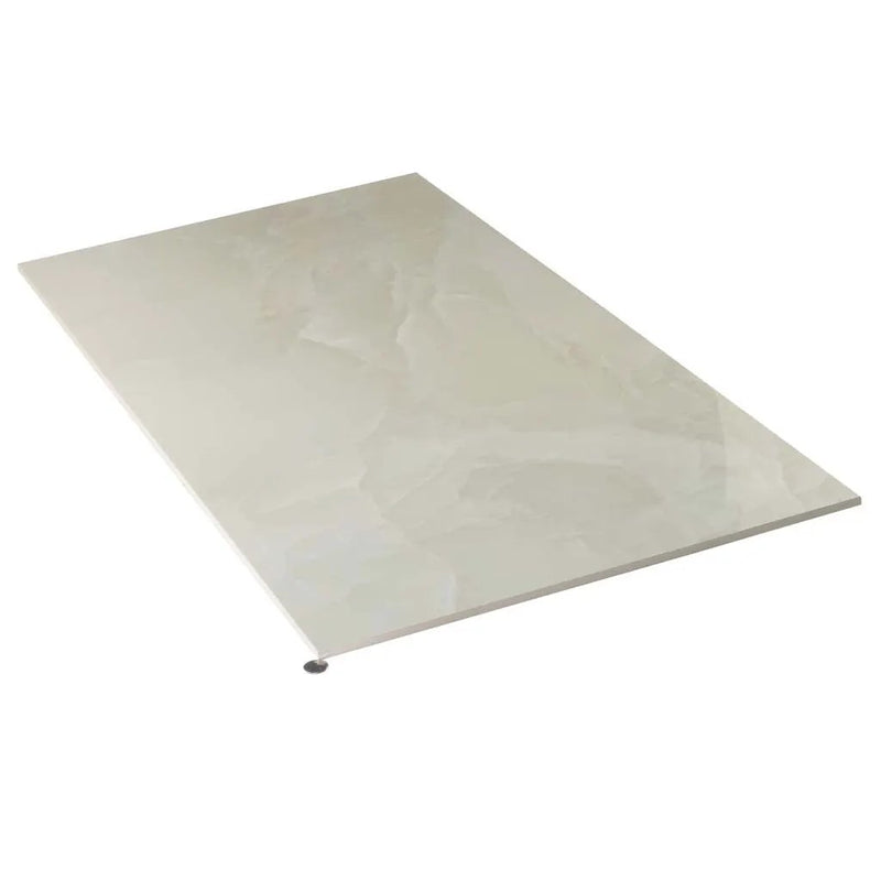 Alabaster White 24x48 Lappato Porcelain Large Format Tile (2 pack, 15.5 sq ft/case) by Apollo Tile