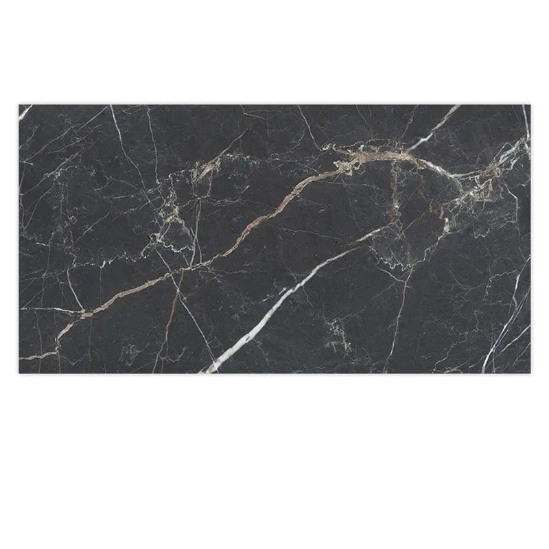 Charcoal Black 24x48 Porcelain Matte Large Format Tile (2 pack, 15.5 sq ft/case) by Apollo Tile