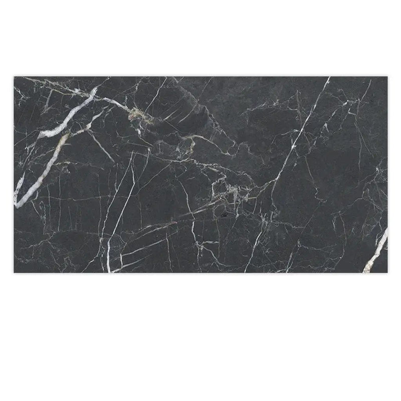 Charcoal Black 24x48 Porcelain Matte Large Format Tile (2 pack, 15.5 sq ft/case) by Apollo Tile