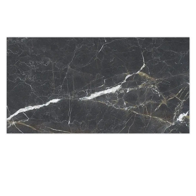 Charcoal Black 24x48 Porcelain Matte Large Format Tile (2 pack, 15.5 sq ft/case) by Apollo Tile