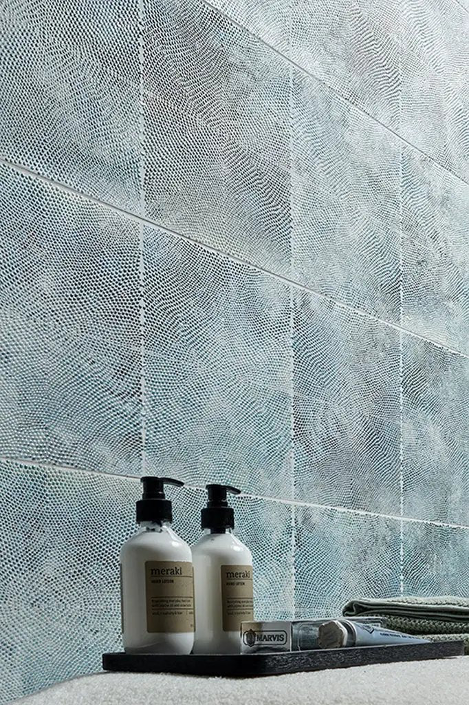Blue Green 12x36 Dotted Ceramic Large Format Tile (2 pack, 5.81 sq ft/case) by Apollo Tile