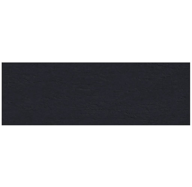 Black 12x36 Matte Ceramic Large Format Tile (4 pack, 11.62 sq ft/case) by Apollo Tile