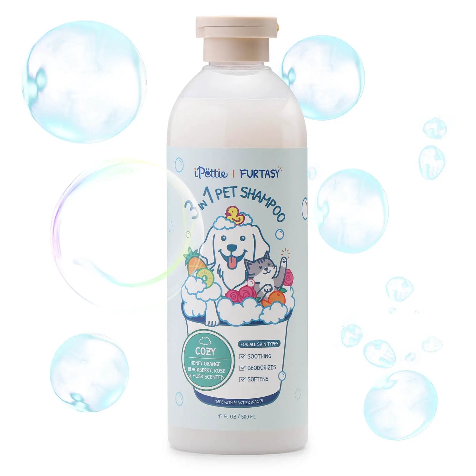 Furtasy Pet Shampoo, Sunshine & Cozy Formulas by TURBRO