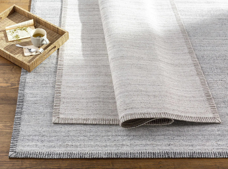 Nettleham Silver Viscose Rug - Clearance by Boutique Rugs