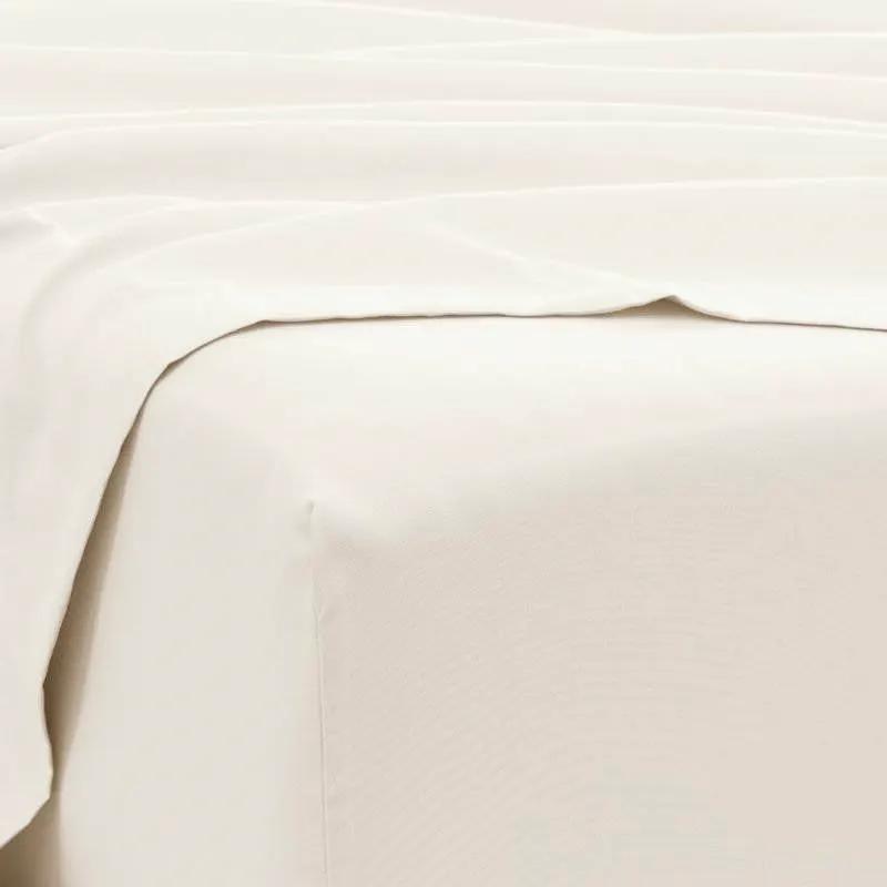 Full size Ivory Beige 6-Piece Wrinkle Resistant Microfiber/Polyester Sheet Set by HomePacific